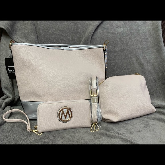 NWT MKF 3 piece with satchel, crossbody & wallet. - Picture 1 of 3